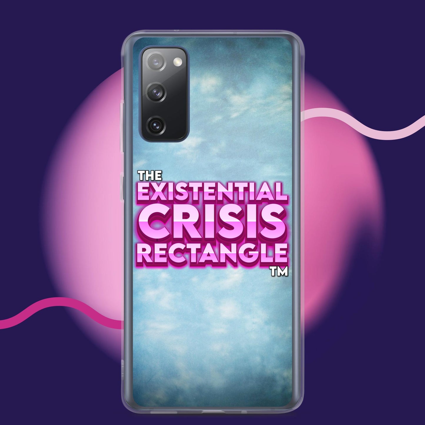 The Existential Crisis Rectangle Phone Case (Samsung)