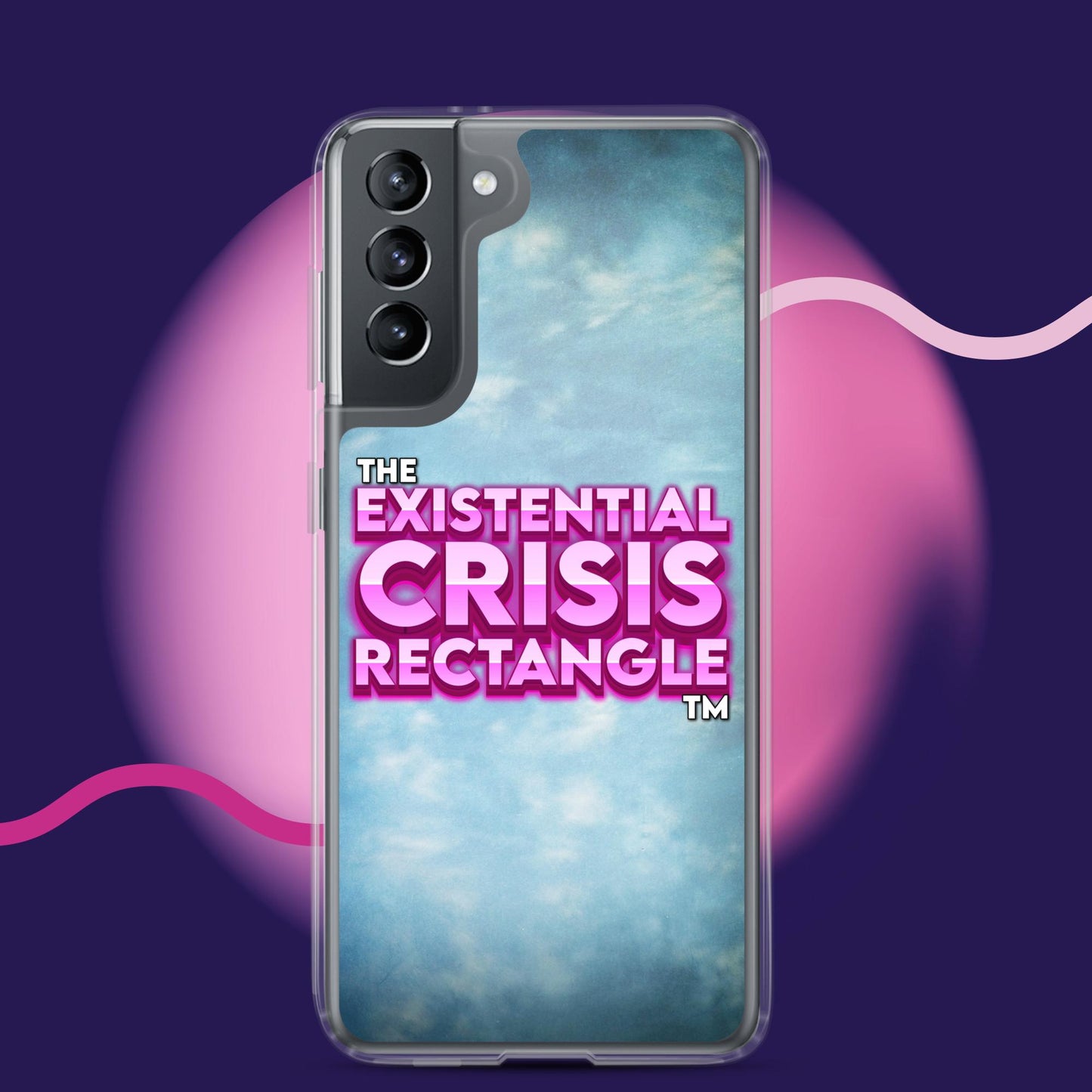 The Existential Crisis Rectangle Phone Case (Samsung)