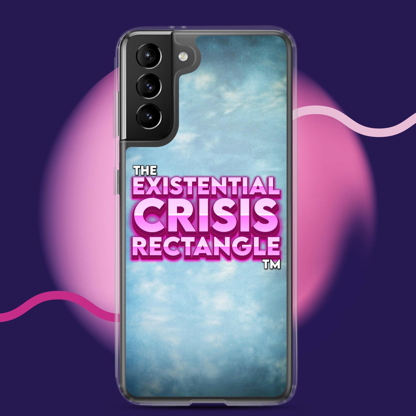 The Existential Crisis Rectangle Phone Case (Samsung)