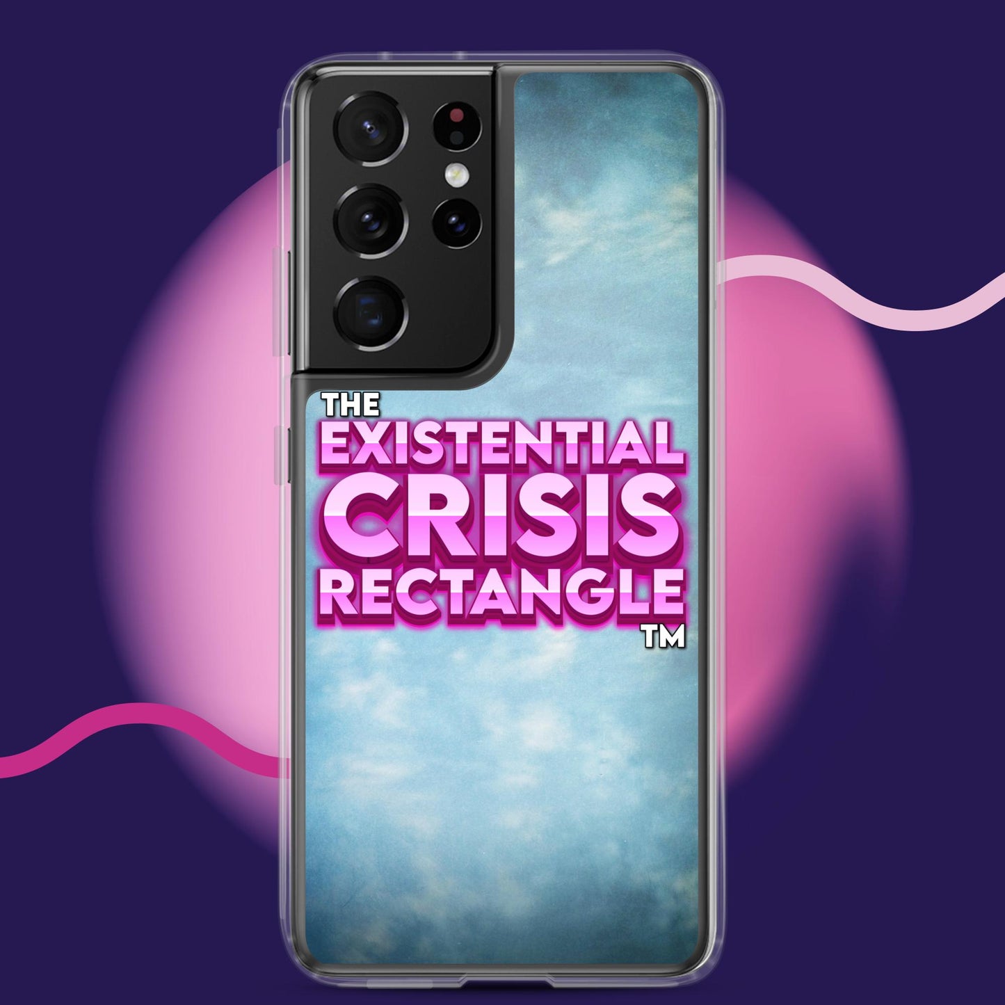 The Existential Crisis Rectangle Phone Case (Samsung)